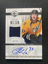 2012-13 Panini Limited #LJ-CI Colin Wilson Materials Signatures #/25