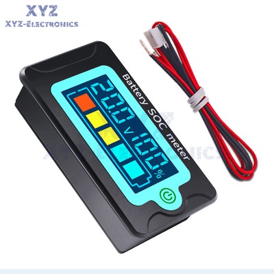 PZEM-009 DC8-100V Lithium Battery Power Meter Voltmeter LCD Display Detector
