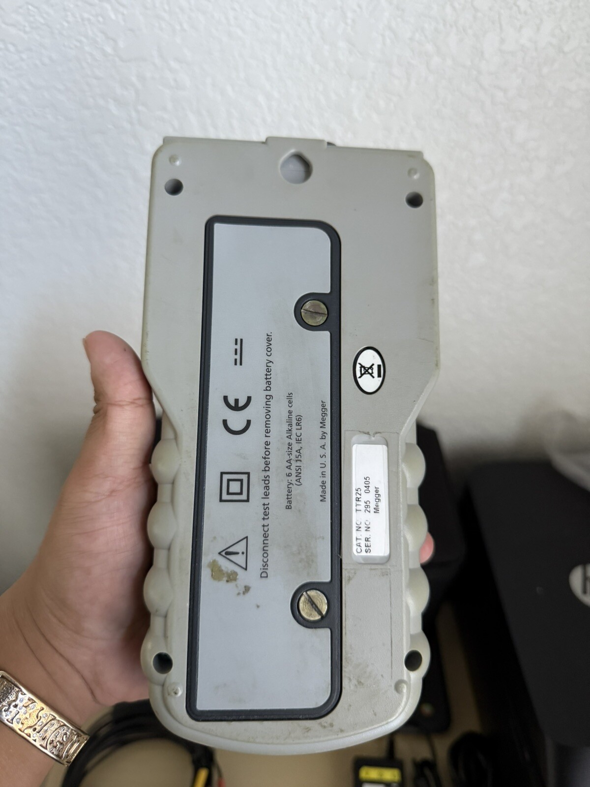 MEGGER TTR-25 SINGLE & THREE PHASE TRANSFORMER TURN-RATIO TEST/ FREE SHIPPING