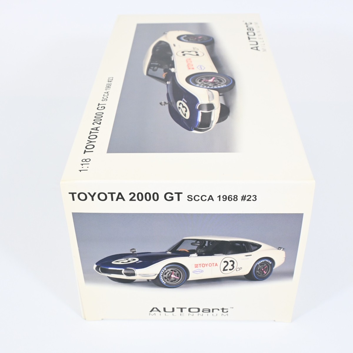 1/18 Autoart オートアート トヨタ 2000GT SCCA Highly detailed AUTOart diecast model car Racing Toyota 2000