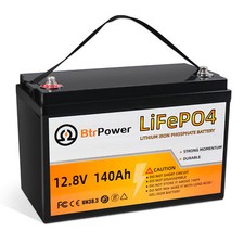 140Ah 100Ah 12V 200ah Lithium Battery LiFePO4 for Solar RV Golf with 100A BMS