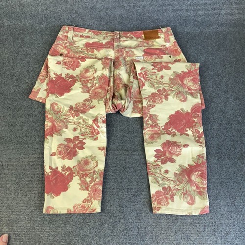Riders Vegas Jeans Womens Size 9 Stretch Floral Denim Mid Rise Vintage - Picture 8 of 19