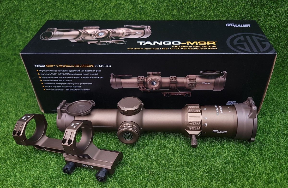Sig Sauer TANGO-MSR 1-10x28 Illum BDC10 SFP Coyote w/ALPHA Sig Sauer TANGO-MSR 1-10x28 Illum BDC10 SFP Coyote w/ALPHA