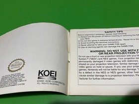 L'Empereur Nintendo NES Manual Lempereur Instruction Booklet