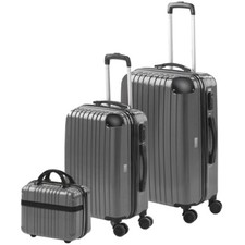 Todeco Juego de 3 Maletas Rígidas - Rojas (3700778711043) | Compra online  en eBay