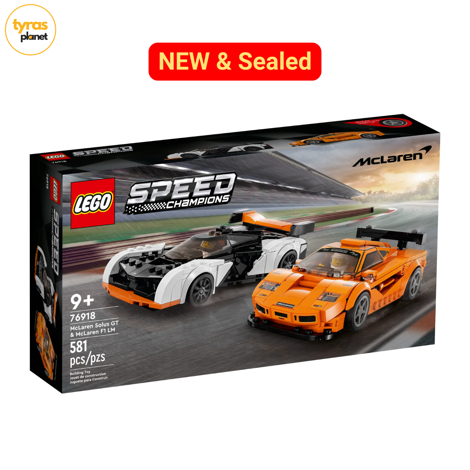 LEGO Speed Champions McLaren Solus GT & F1 Set 76918 Brand New Sealed