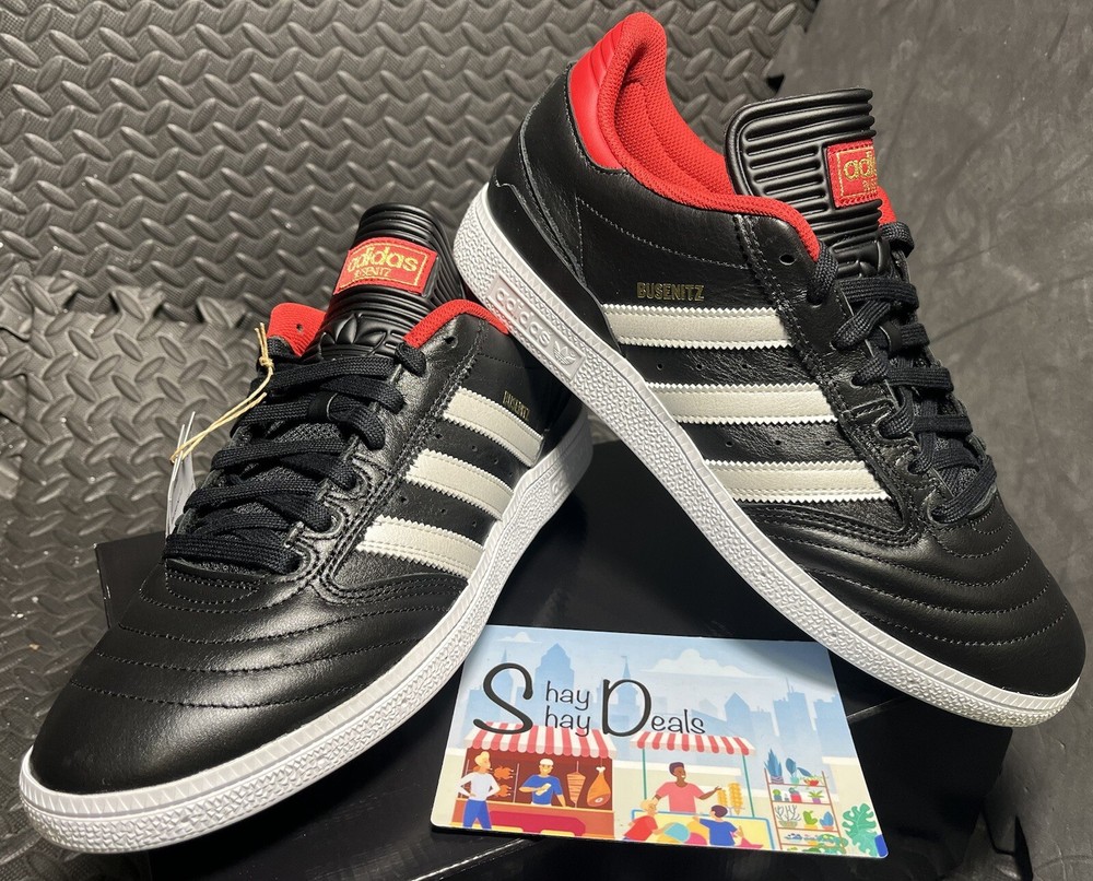 adidas Busenitz Black Metallic Scarlet MENs Sz 10.5 NEW wBox/Tag FREESHIP IF4620