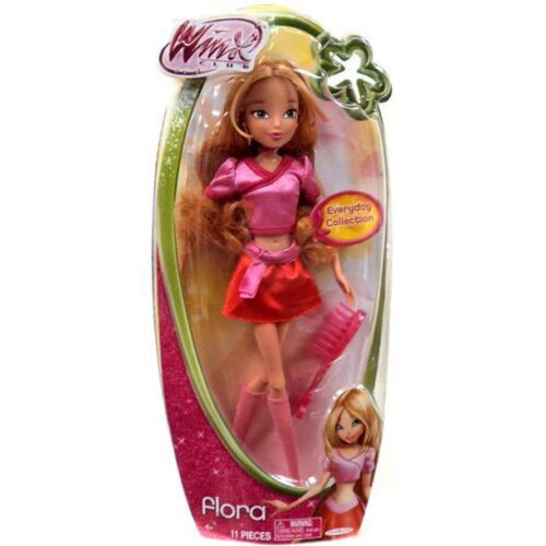 Winx Club 29 cm grundlegende Modepuppe Alltagskollektion - Flora - Bild 1 von 2