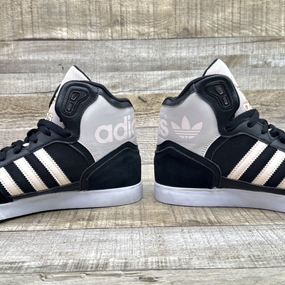 Adidas Extaball Womens Size 8 US Black Pink High Top Casual Shoes | eBay