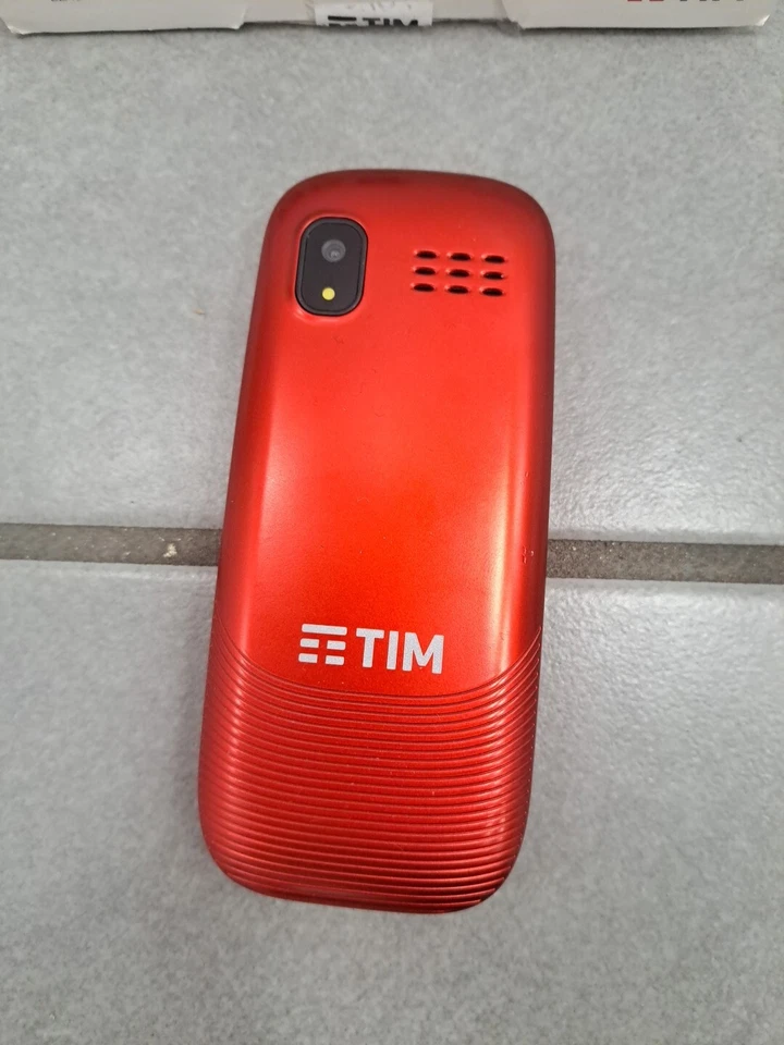 TELEFONO CELLULARE TASTI SEMPLICE TIM EASY 4G 2.4" WHATSAPP INTEGRATO ROSSO - Immagine 3 di 4