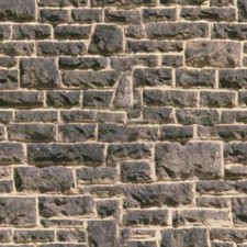 16 SHEETS EMBOSSED TEXTURED BRICK wall paper 20x28cm SCALE 1/24 g STONE