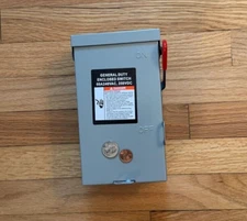 2P 60A 120/240V Single Phase 2 Wire Duty Safety Switch Outdoor Non-Fusible New