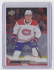2022-23 UD SERIES 1 SILVER FOIL BASE PARALLEL JAKE EVANS #97 MONTREAL CANADIENS
