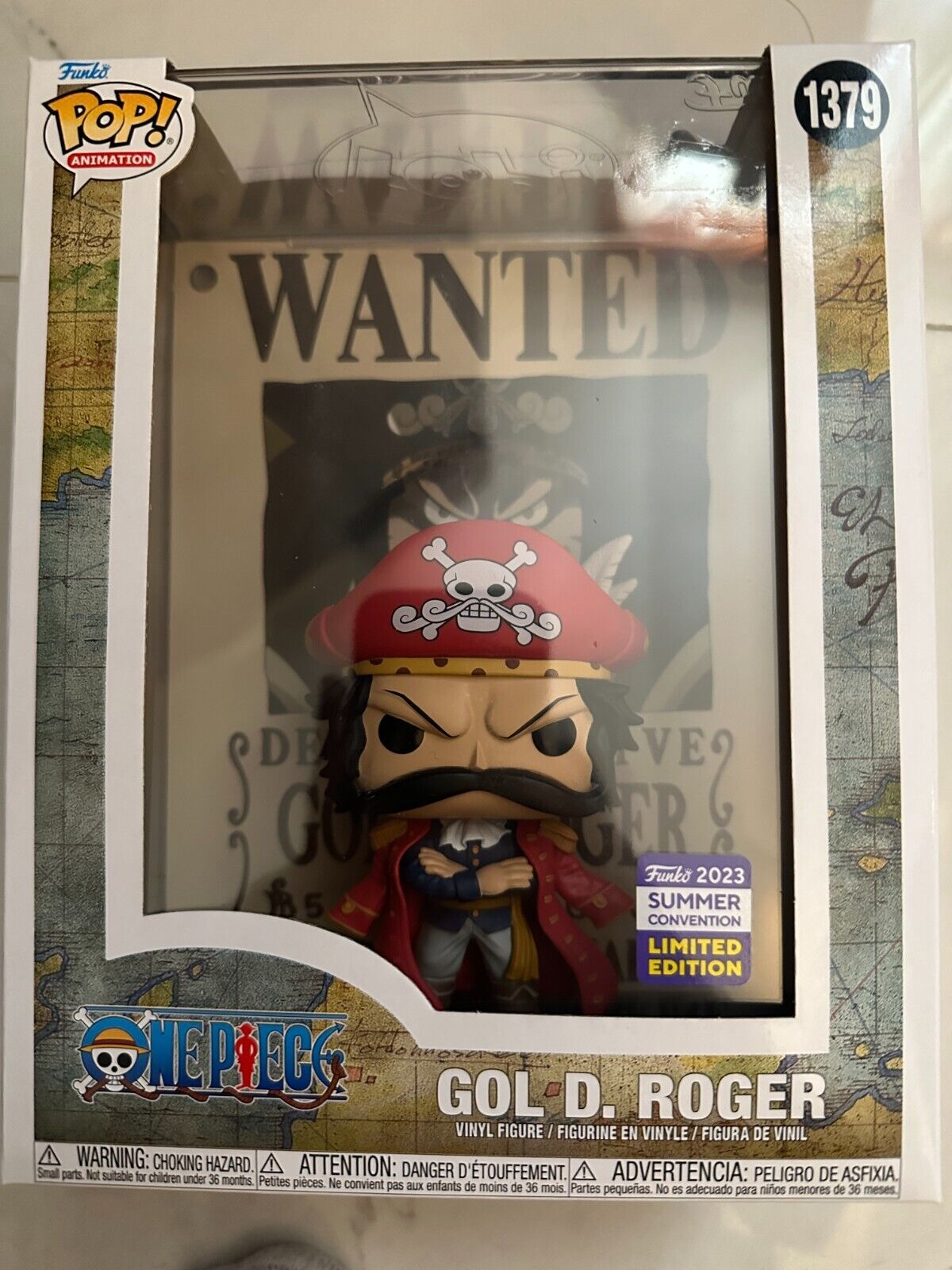 GOLD ROGER One Piece wanted Poster | Zazzle