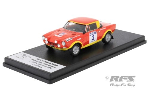 Fiat 124 Abarth 1000 Lakes Rallye Rally Finland 1974 Alen 1:43 Trofeu DSN148-image