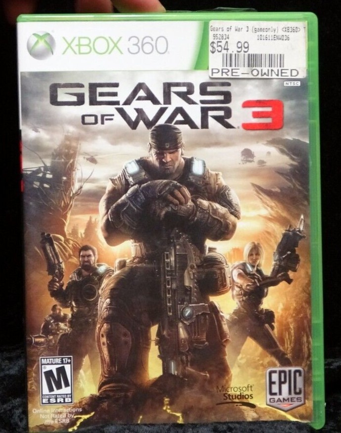 Gears of War 3 Xbox 360 (2011) Game