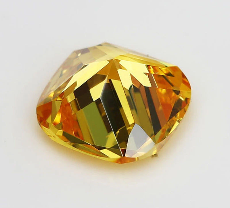 5Pcs 12MM CHAMPAGNE SAPPHIRE CUSHION SHAPE 12.38ct AAAA Unheated LOOSE GEMSTONE - Image 3 of 4