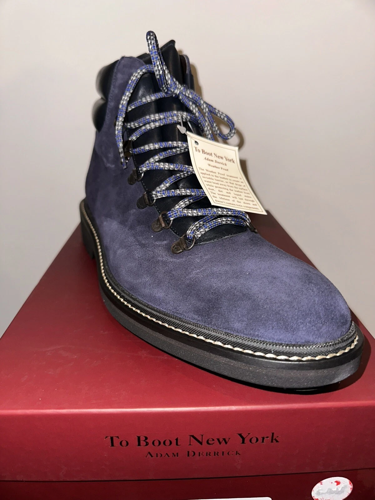 To Boot New York Clark Suede Hiking Boots $495 size 12(45)