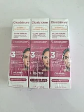 Cicatricure Glow Serum Vitamin C+ Papamiel Nectar Oil Free 100% pha 1 Oz 3 PACK