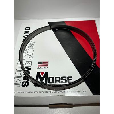 Morse Band Saw Blade: 1/2 in Blade Wd, 13 ft, 0.035 in Blade Thick, 10/14,