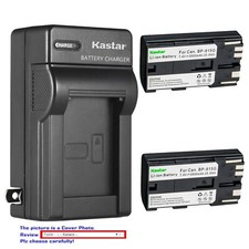 Kastar Battery AC Wall Charger for Canon ES7000V ES8000V ES8100V ES8200V ES8400V