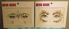 NEW LOT OF 2 NEVA NUDE FACE CRYSTAL SETS IRRIDESCENT & GOLD NIP — photo 1