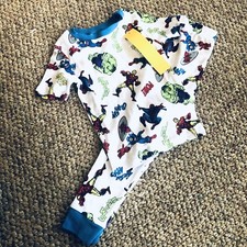 Boys PJ's 6 Marvel characters New w/Tags
