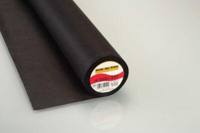 Vliseline Freudenberg aufbügelbare Bügeleinlage Standard H 250 grafit 3x0,90m