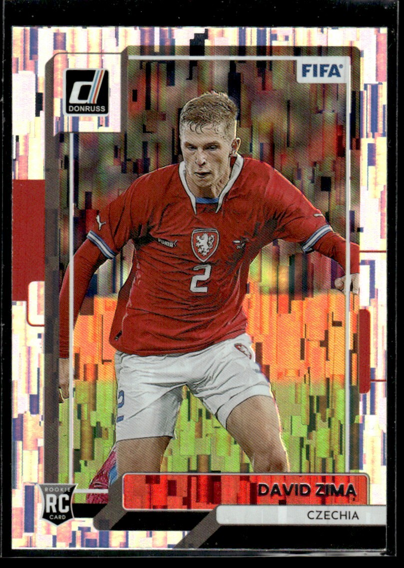 2022 Donruss Fifa Silver Flash David Zima Rookie Czech Republic #22