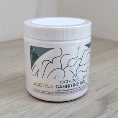 Nootropics Depot ALCAR Acetyl L-Carnitine HCL Supplement Vitamin Powder 125g Nootropics Depot ALCAR Acetyl L-Carnitine HCL Supplement Vitamin Powder 125g