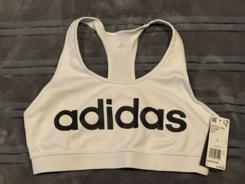 NEW Adidas Women's Sports Bra unpadded sz LARGE