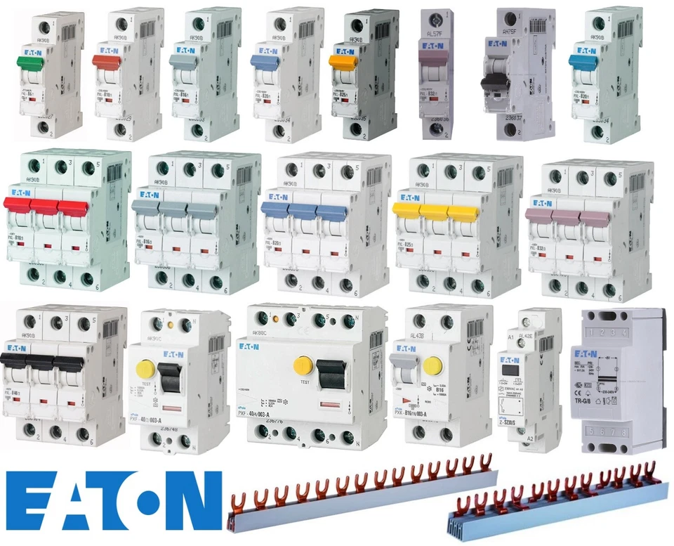Eaton FI-Schutzschalter Leitungsschutzschalter Automaten Phasenschienen PXL PXF
