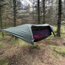 Hammock Tent Camping 3 in 1 For 1/2 Person Outdoor Hiking With Bug Net Rain Fly