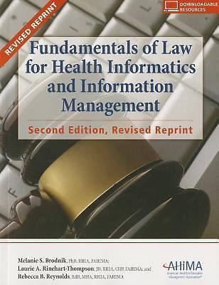 Fundamentals of Law for Health Informatics and Information Management
