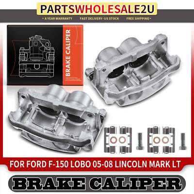Disc Brake Caliper With Bracket Rear Left Brake Caliper With Bracket For Ford F-150 2012-2016 (No Electric Parking Brake) FL3Z2553B Caliper