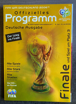 WM 2006 in Deutschland - Offizielles Programm der FIFA in Deutsch - Finale + 3rd