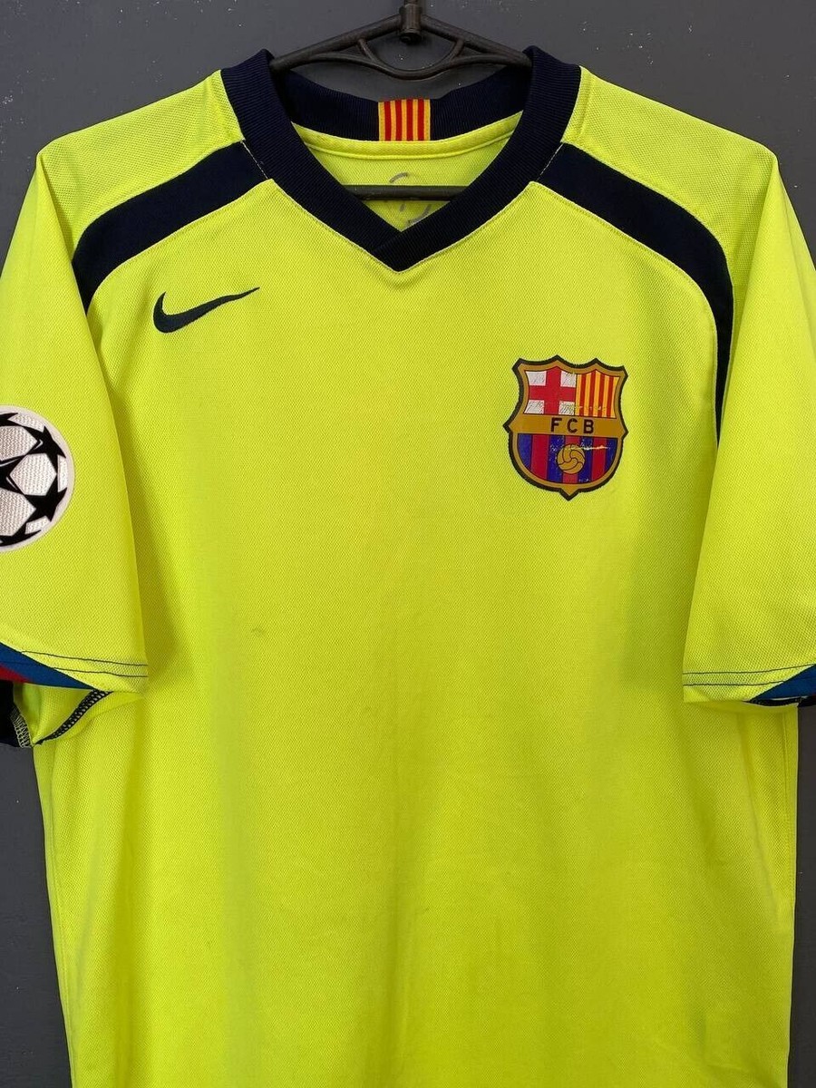 NIKE RONALDINHO #10 FC BARCELONA 2005/2006 SOCCER FOOTBALL SHIRT