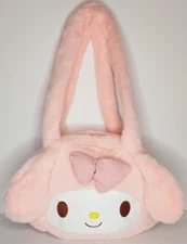 Sanrio My Melody Pink Plush Shoulder Bag Cute Handbag Girls Gift BRAND NEW
