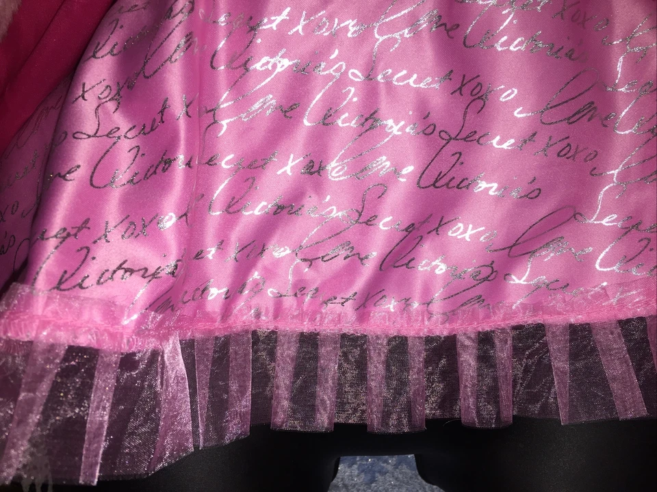 Sexy Sombrero Disney Victoria's Secret Pequeño Satinado Piel Tul Logo Navidad SlipDisney Nuevo con Etiquetas Foto 2 de 4