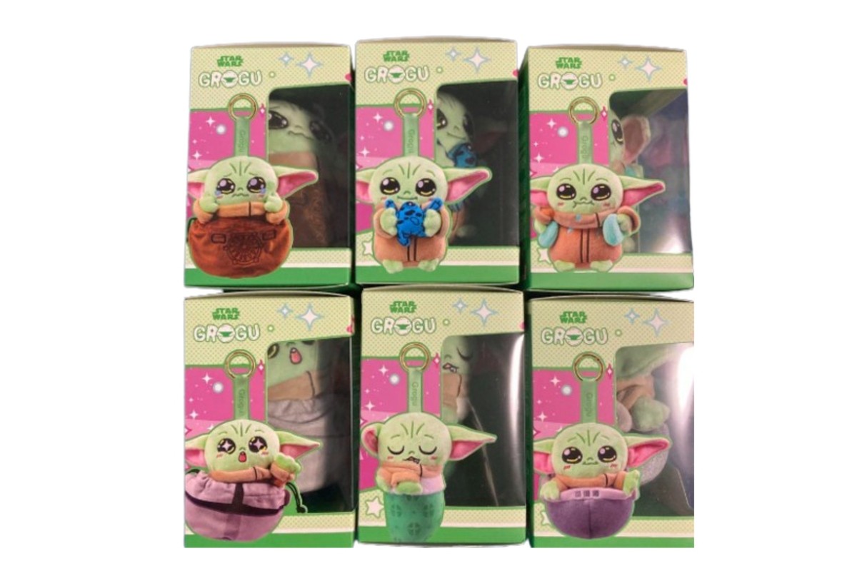 HOT TOYS STAR WARS CELEBRATION Cosbi GROGU Plush Keychain Doll 6