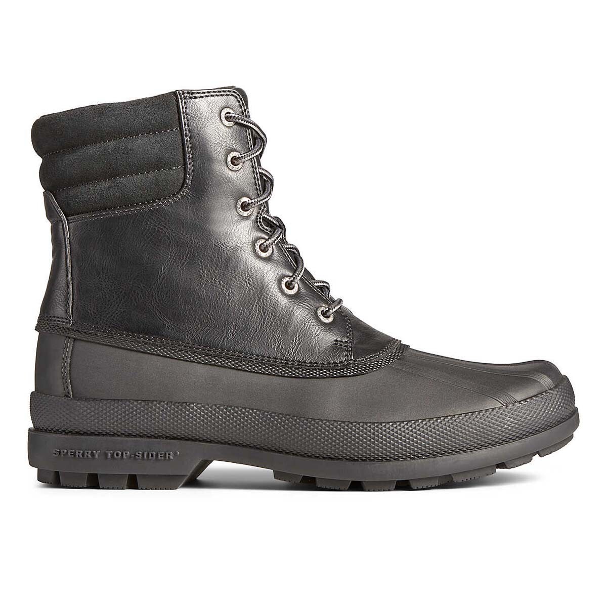 Мужские ботинки Sperry Cold Bay Thinsulate из черной утиной кожи STS23685 21690₽