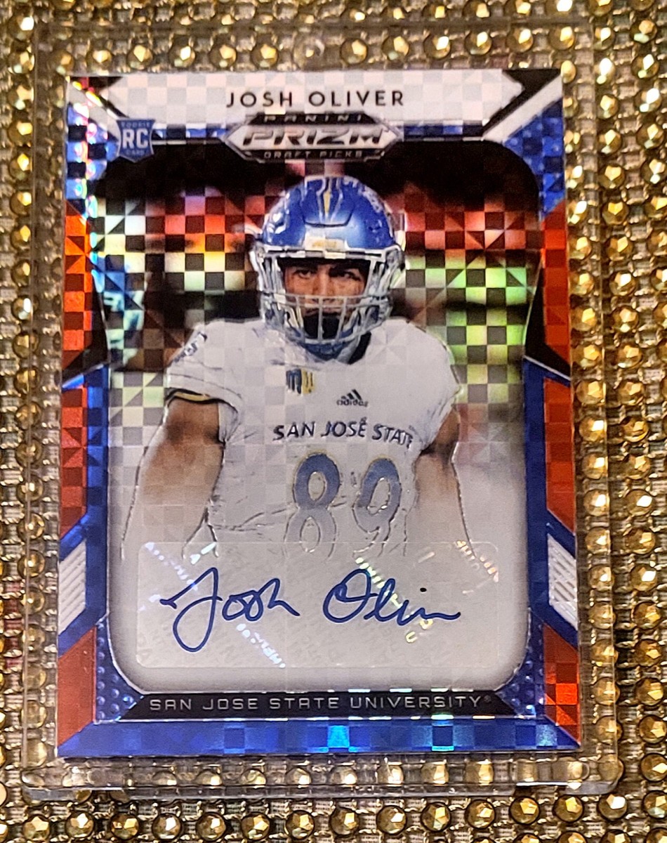 2019 Panini Prizm Josh Oliver RC RED WHITE & BLUE #d 52/99