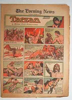   Tarzan in 16 Pages Comic Section The Evening News 25. Oct. 1941 Hogarth
