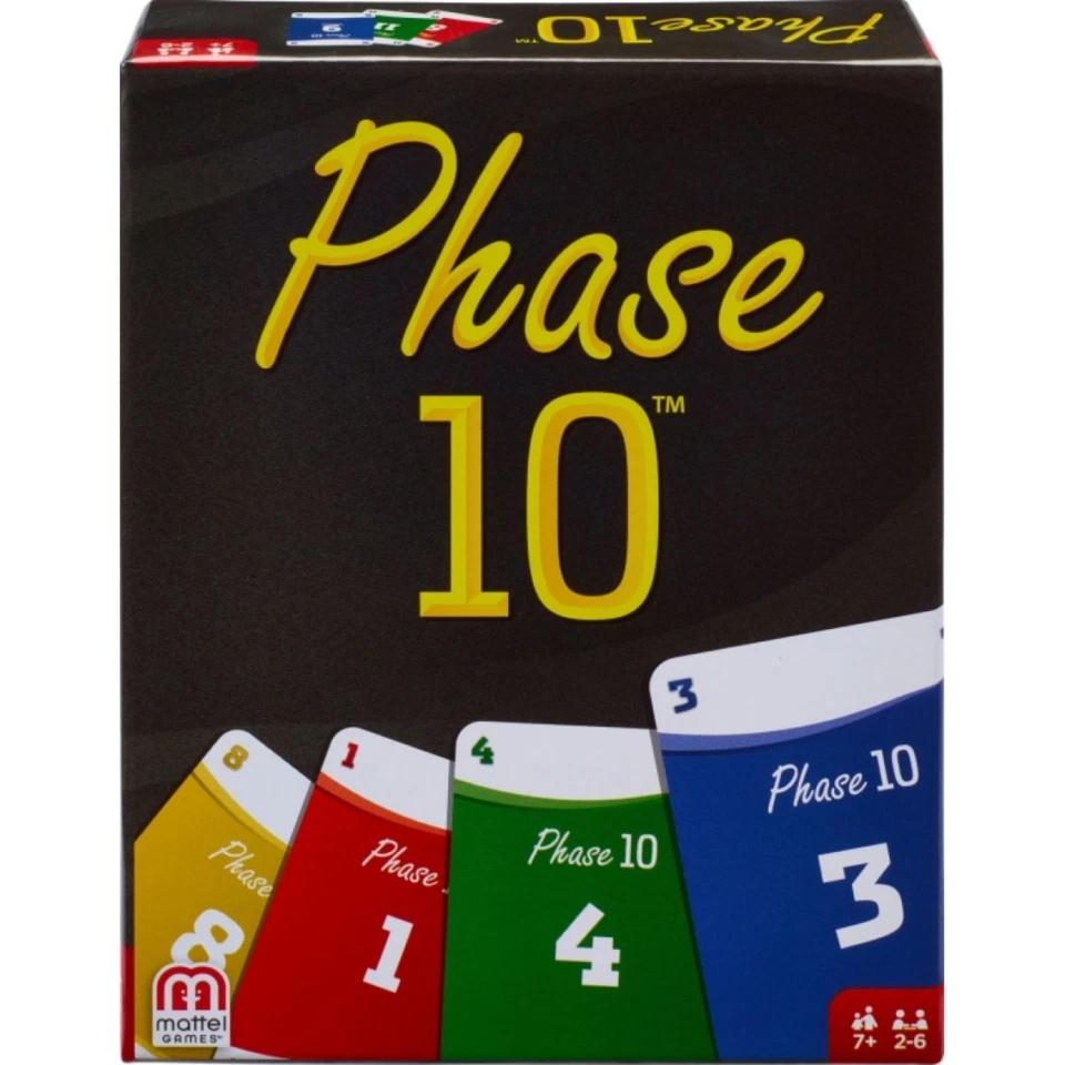 Phase 10 Kartenspiel ( Deutsch ) für 2-6 Spieler ab 7 Jahren Mattel FPW38 NEU - Bild 1 von 1