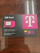 T-MOBILE TRIO SIM Card Triple Cut MINI + MICRO + NANO • GSM 5G 4G LTE