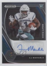 2021 Panini Prizm Draft Picks Draft Picks Auto CJ Marable #DPA-CJM Auto 0w27