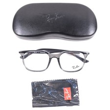 Ray Ban RB7211 Optics Eyeglass Frames In Polished Transparent Gray 52-19-145