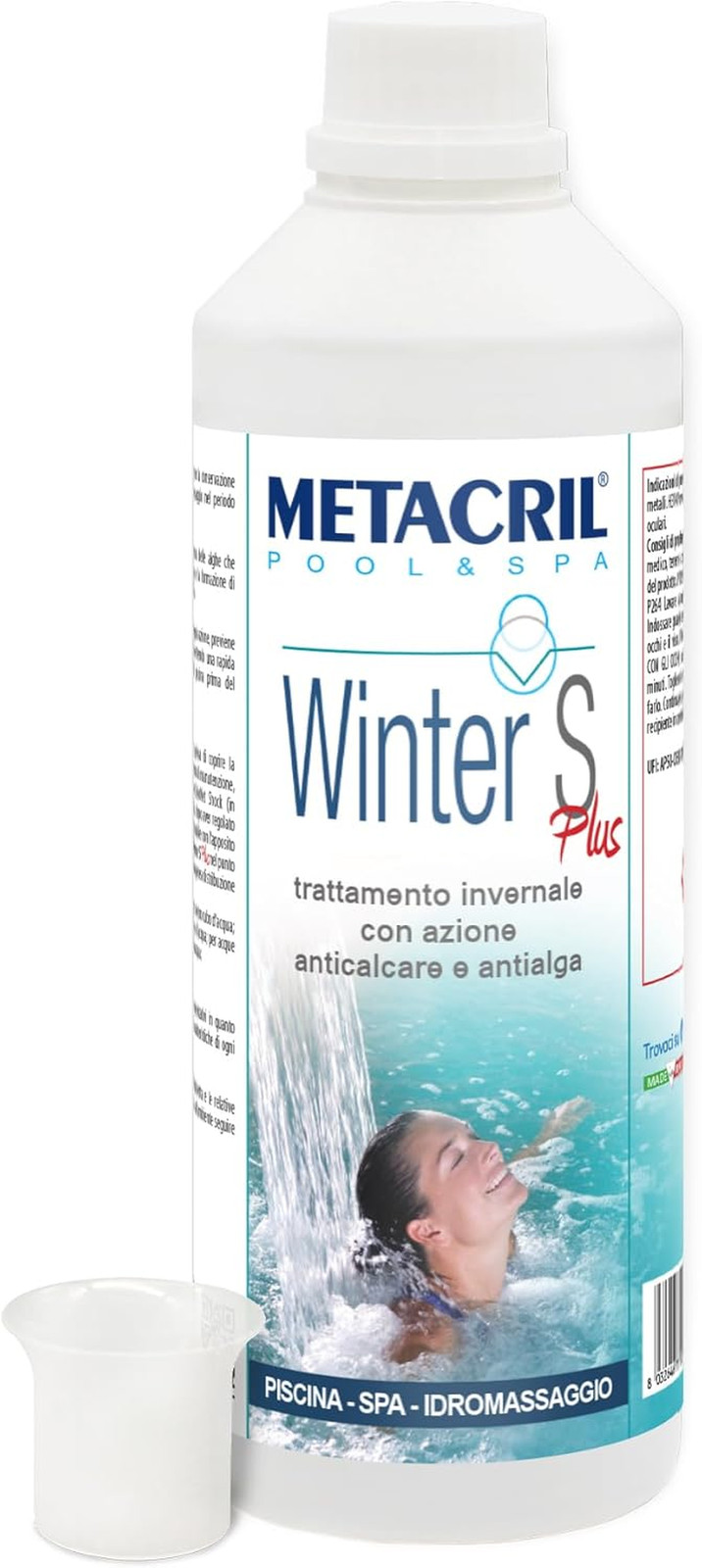 Winter S plus + Bicchierino Dosatore Graduato, Trattamento Invernale Con Azione 
