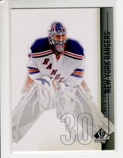 2010-11 SP Authentic #89 Henrik Lundqvist