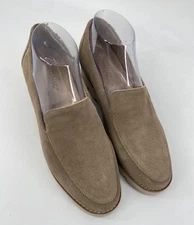 Vionic Shoes Womens 8 Tan Kensley Loafer Suede Slip On Comfort Lug Sole Casual